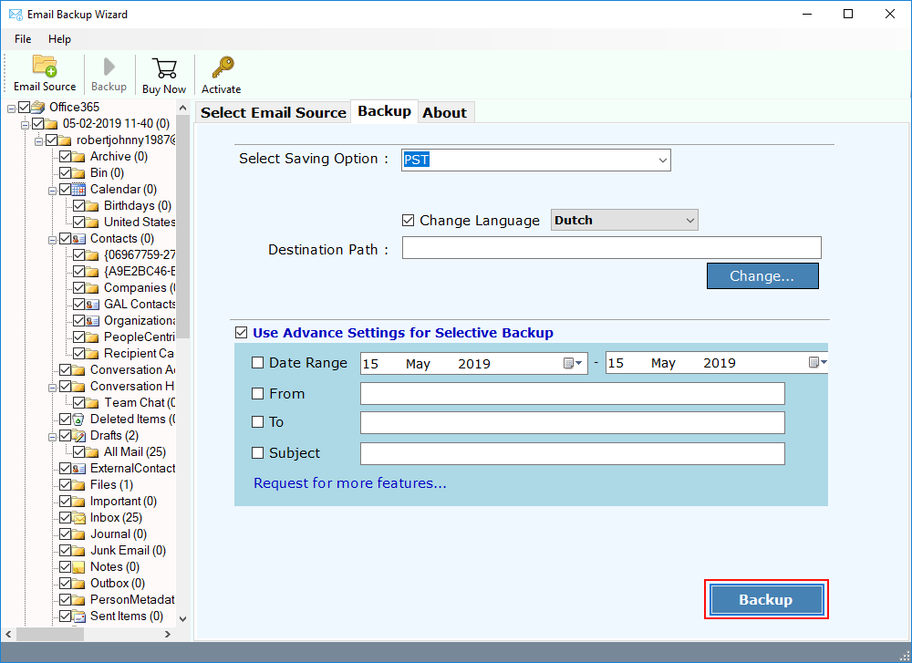 O365 migration process