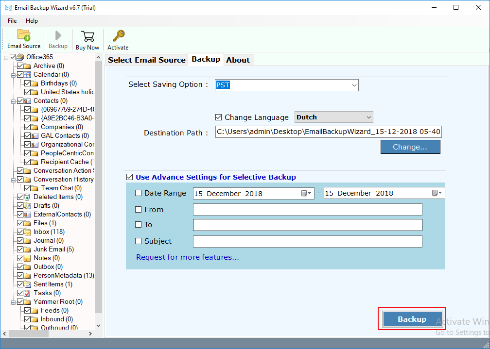 outlook.com migration process